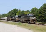 NS 8078 leads train 350 eastbound